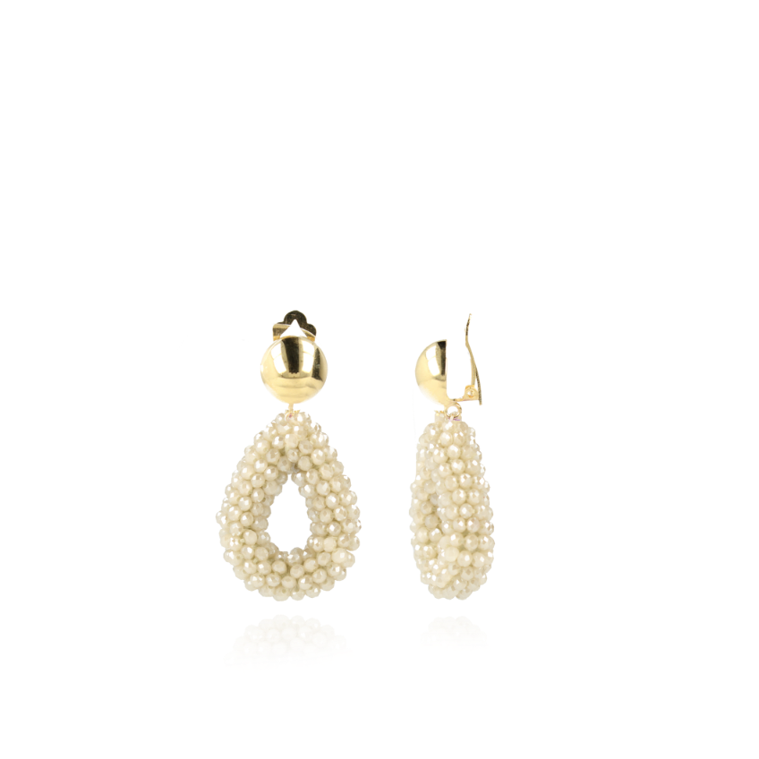Beige Oorbellen Clip Berry Druppel Slott-theme.productDescriptionPage.SEO.byTheBrand