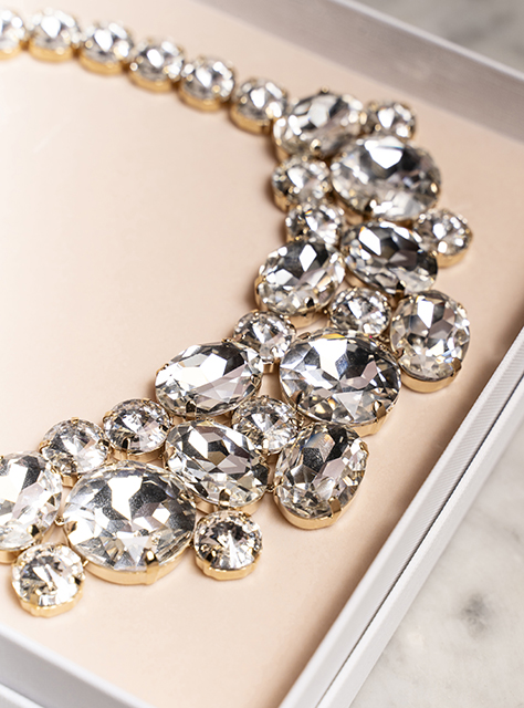 Ketting Octagon Diamant Limited Kristal