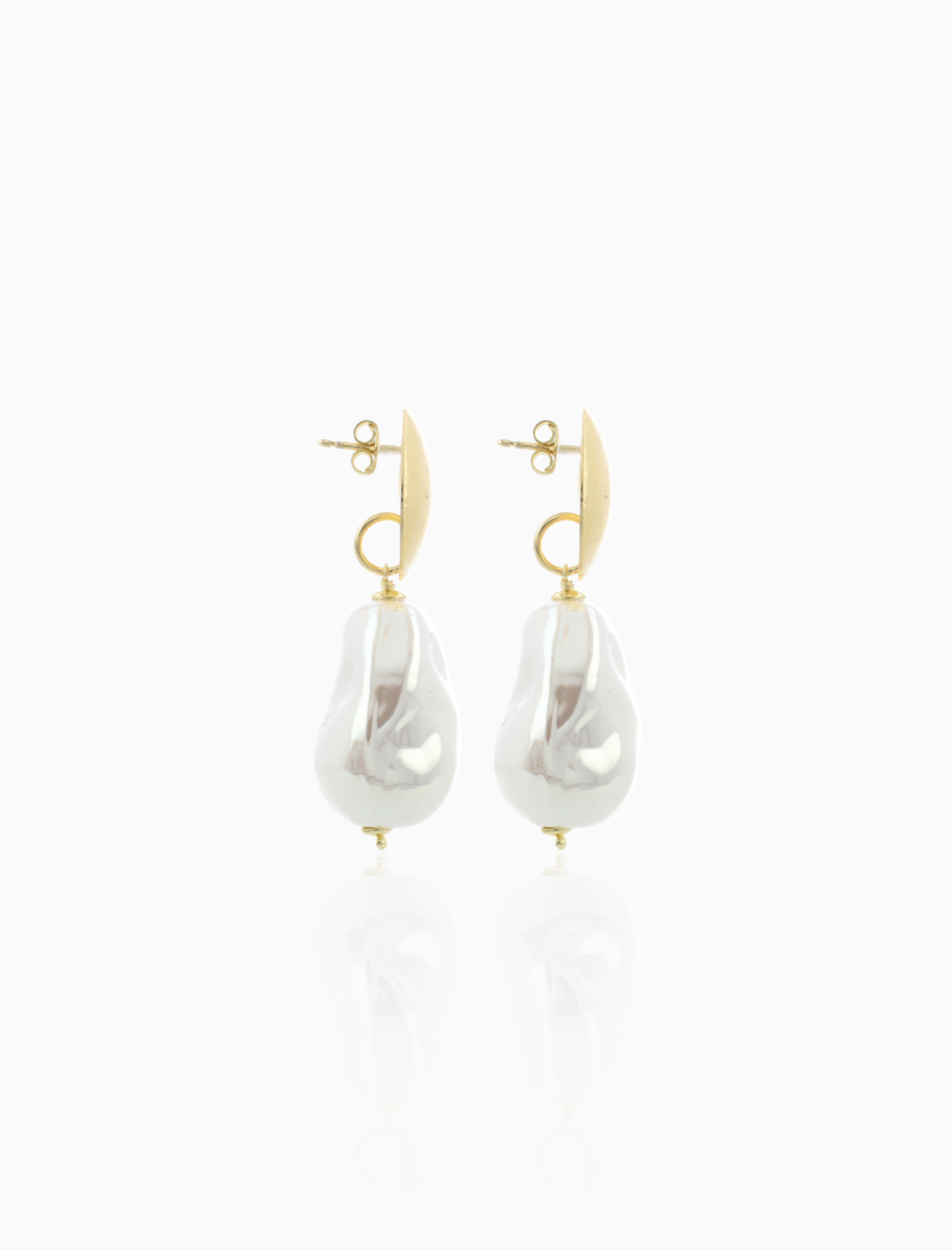 Cecilia - CE QU Crystal Glass Pearl Look M - Off White