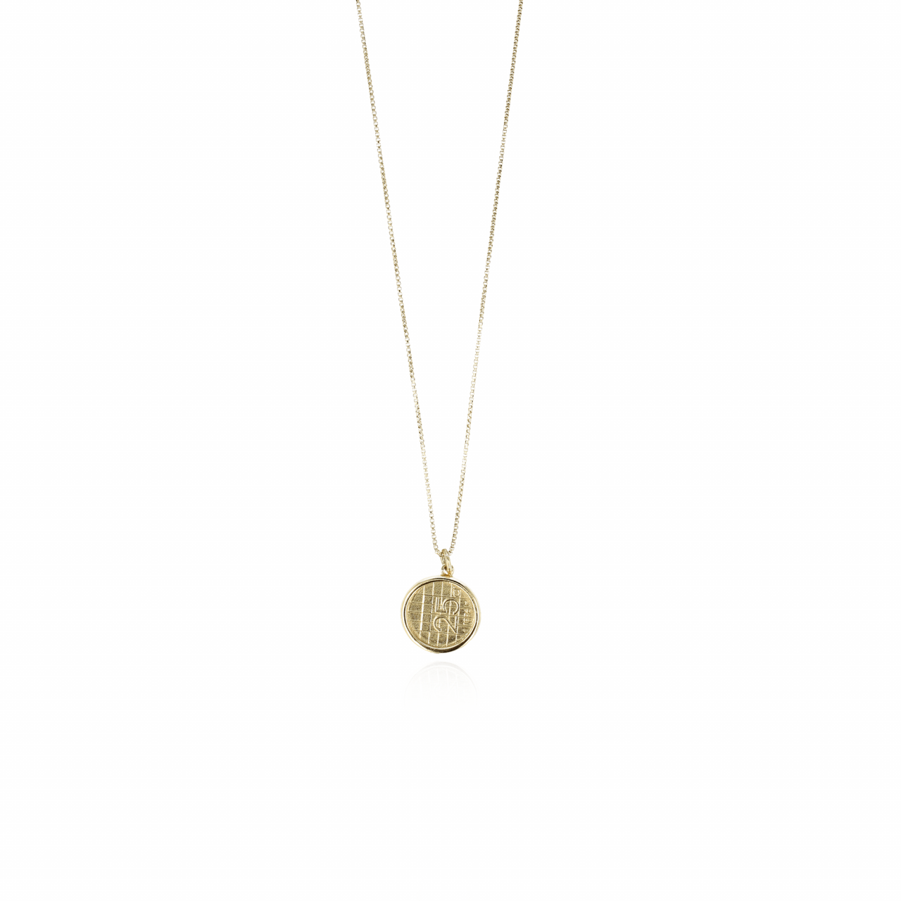 Pendant 25 cent ketting