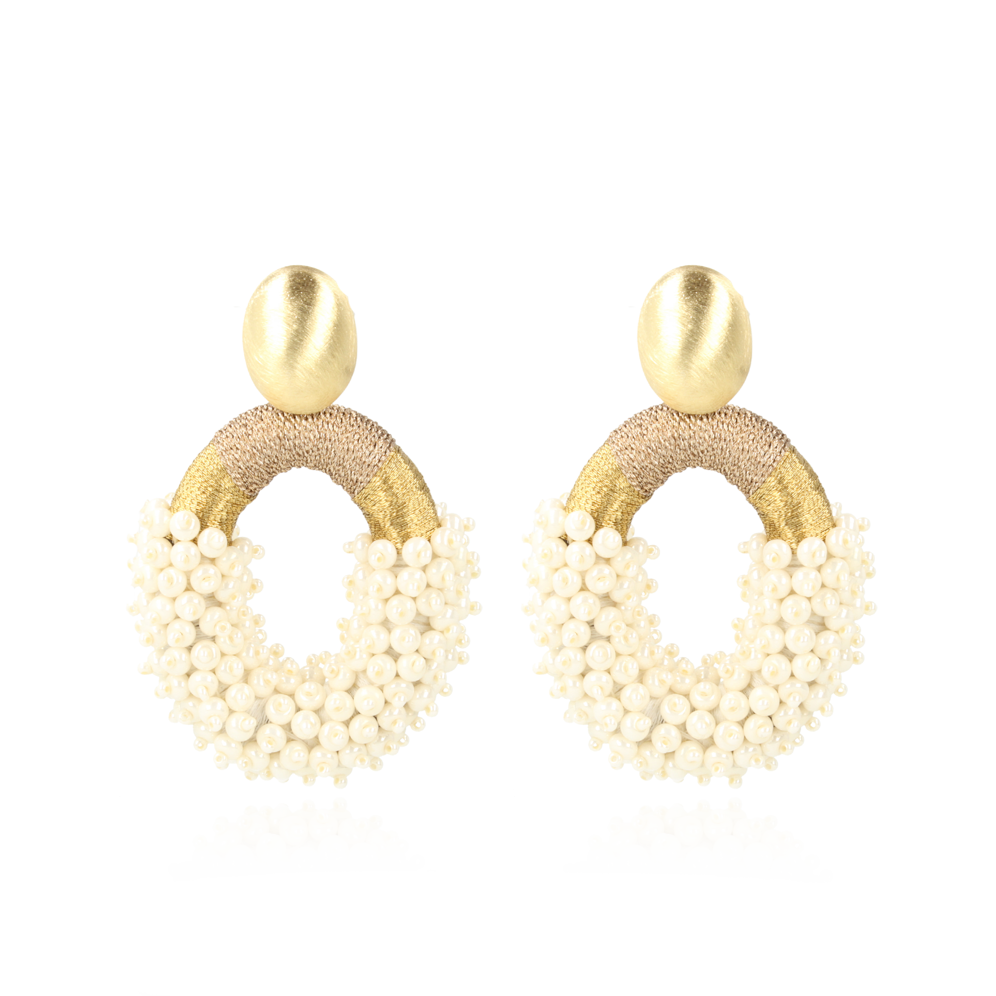 Pearl Earrings Yara Oval