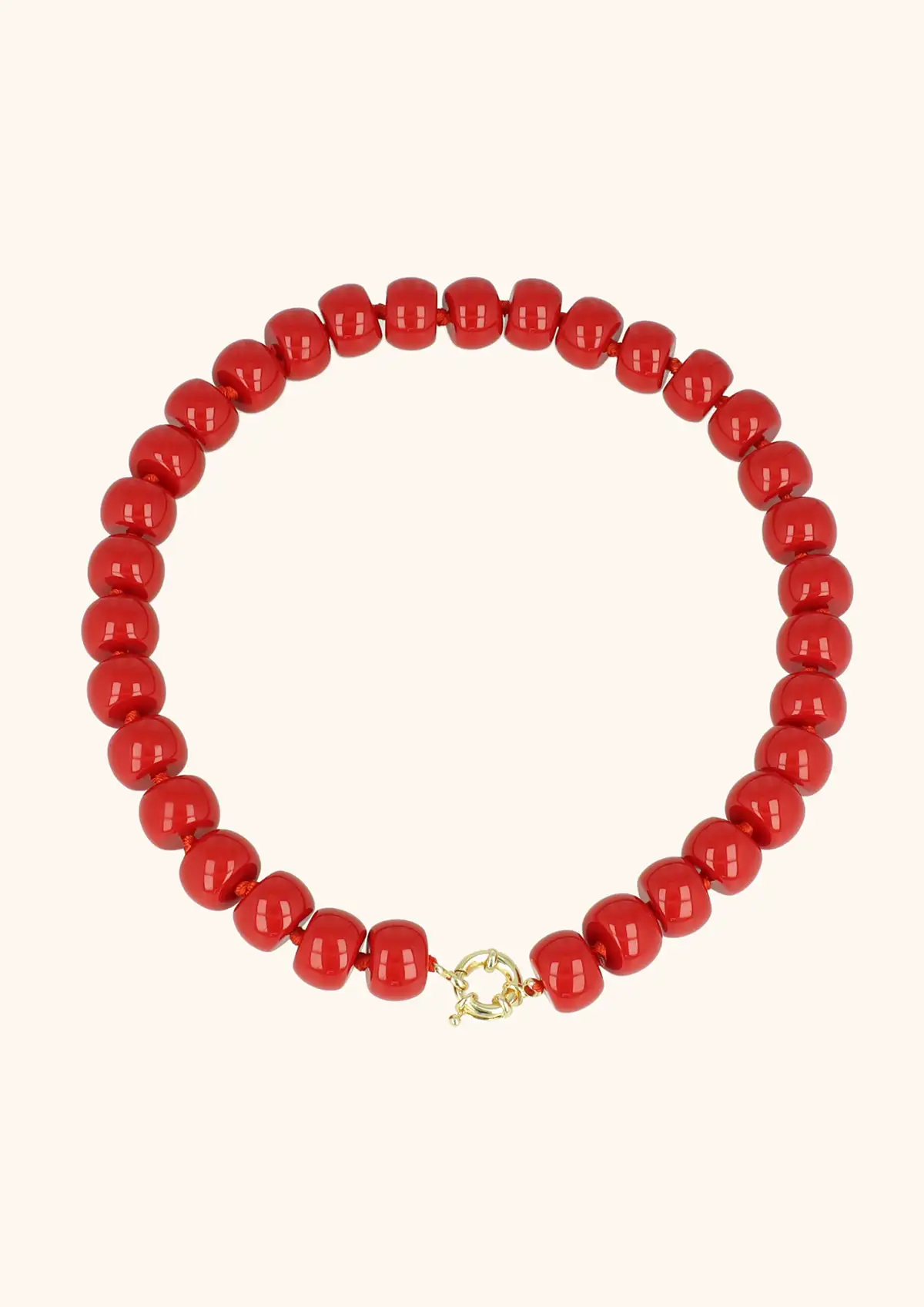 Rode Ketting met Rondel Steentjeslott-theme.productDescriptionPage.SEO.byTheBrand