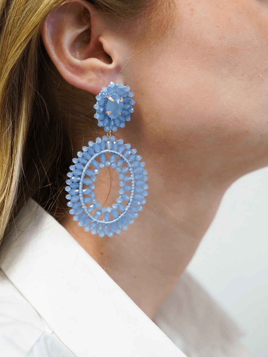 Baby Blue Earrings Mila Glassberry 