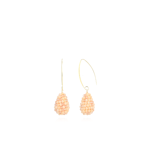 Orange Earrings Glassberry Amy Cone XS