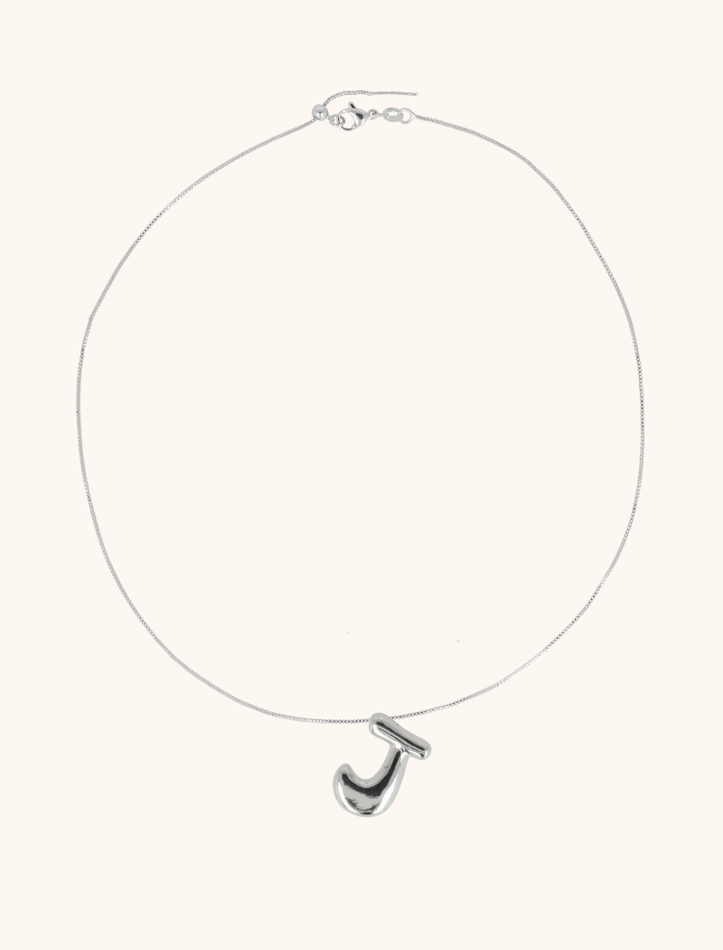 Zilveren Cartoon Initiaal Ketting - Verstelbaarlott-theme.productDescriptionPage.SEO.byTheBrand