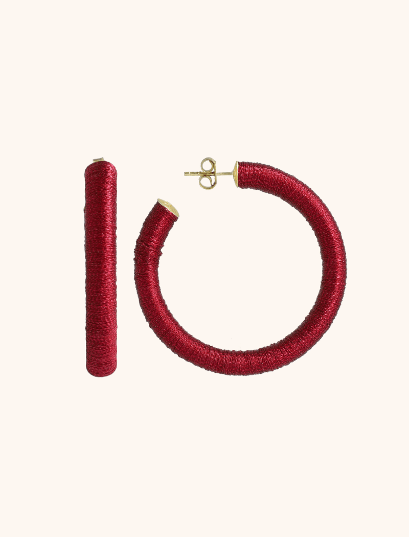 Bordeaux Earrings Amara Creole L