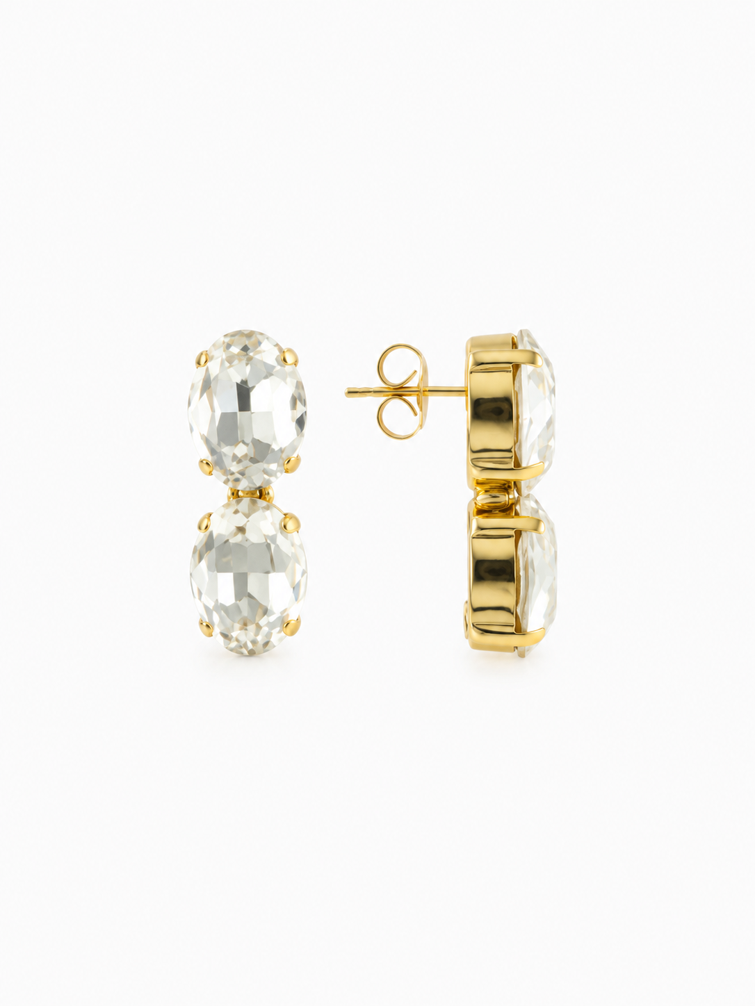 15.C28 - crystal oval waterfall two stones medium