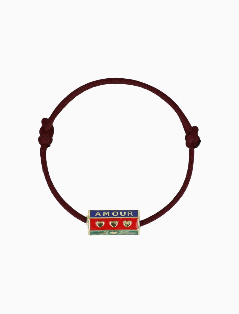Bracelet Amour Charm - Red/Green/Blue