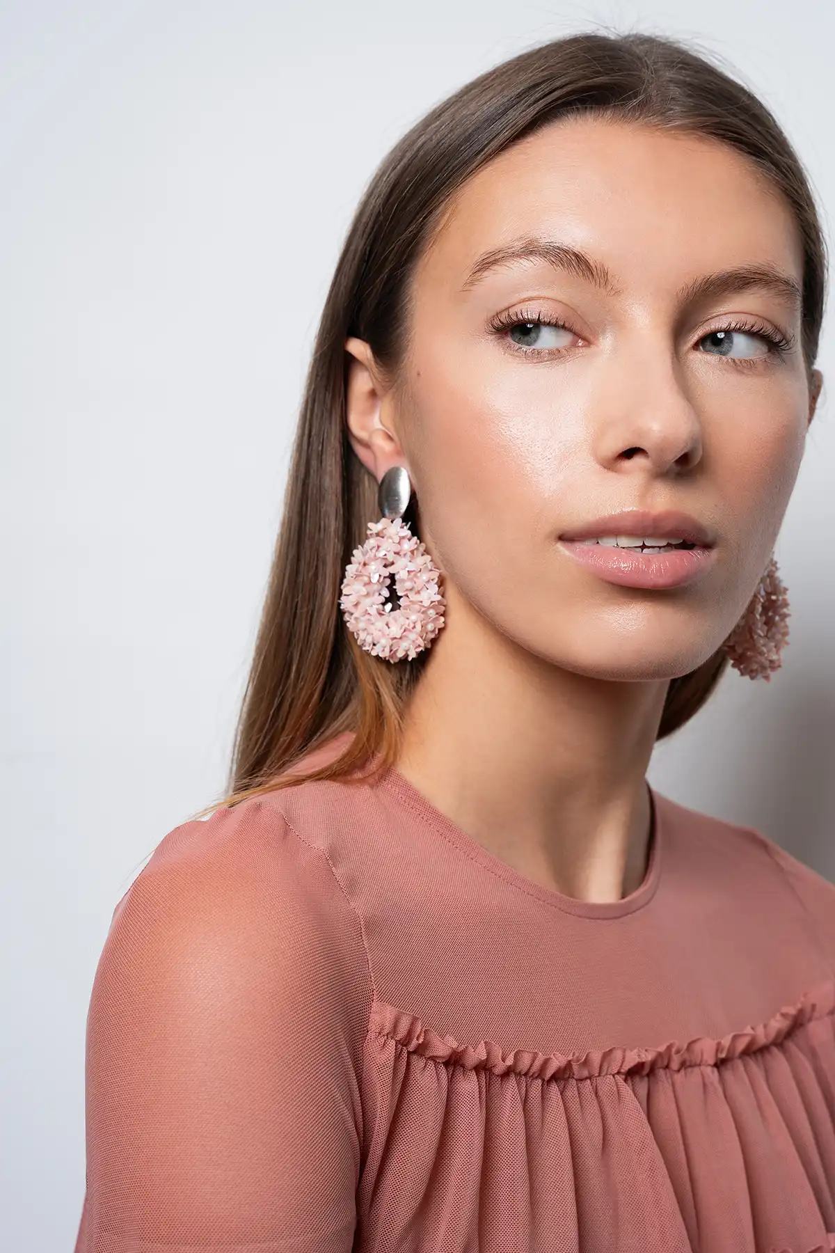 Soft Pink Oorbellen Ivy Flower Drop Llott-theme.productDescriptionPage.SEO.byTheBrand