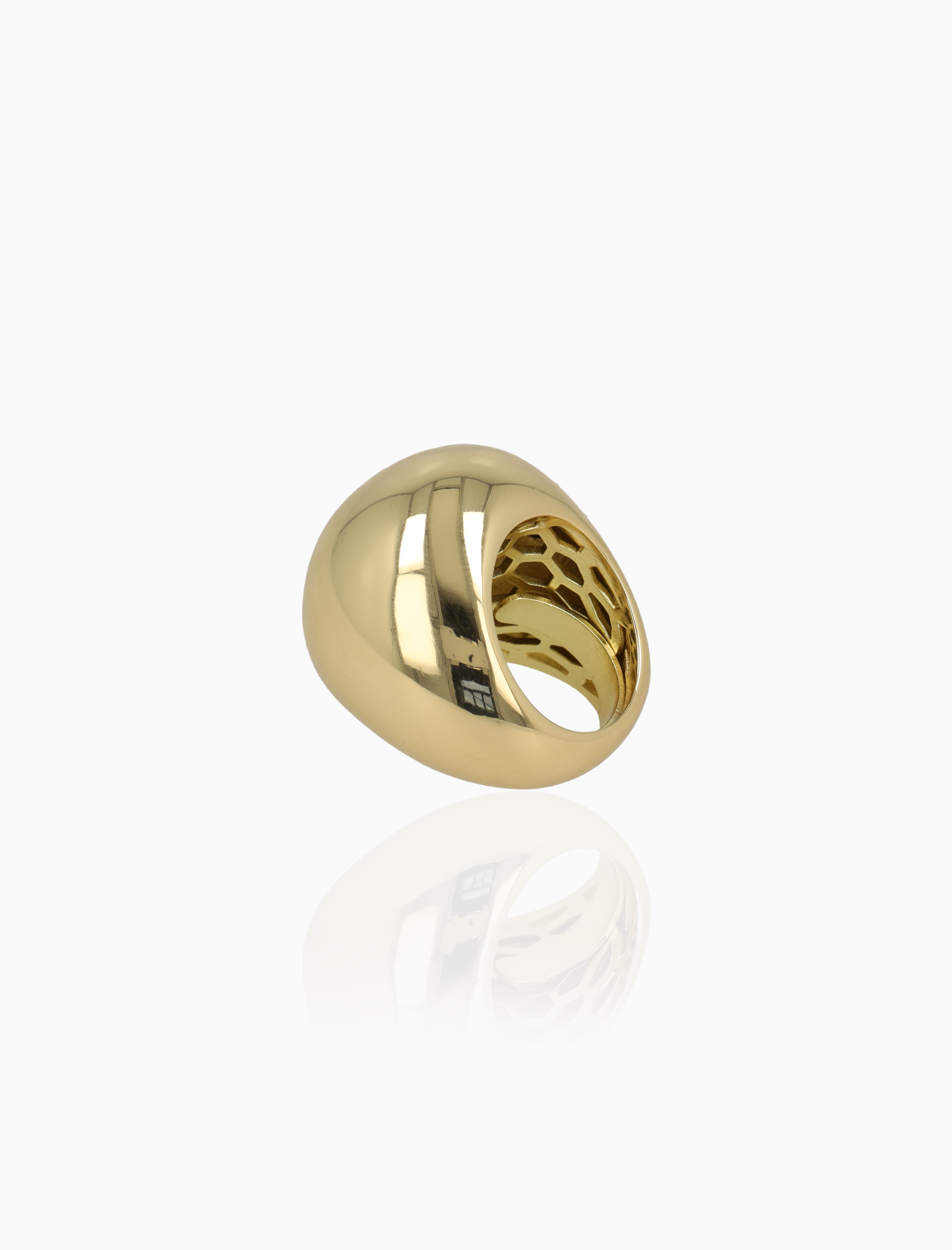 Gouden Ring Bold Dome M Claressa