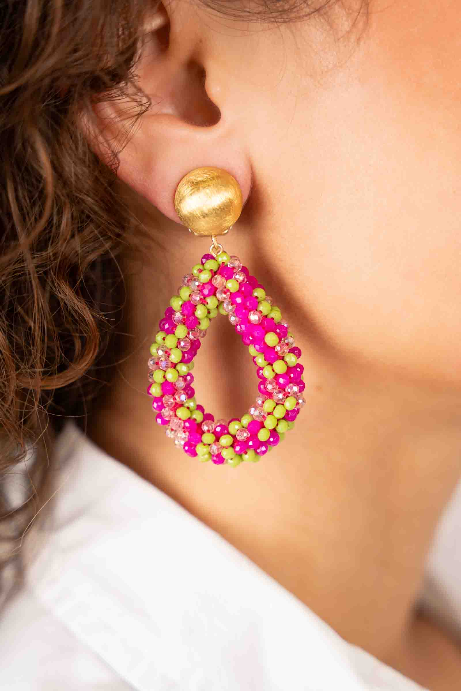 Fuchsia Lime Oorbellen Berry Druppel L Cliplott-theme.productDescriptionPage.SEO.byTheBrand