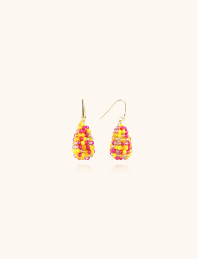 Mixed Yellow Earrings Amy Glassberry Cone XS