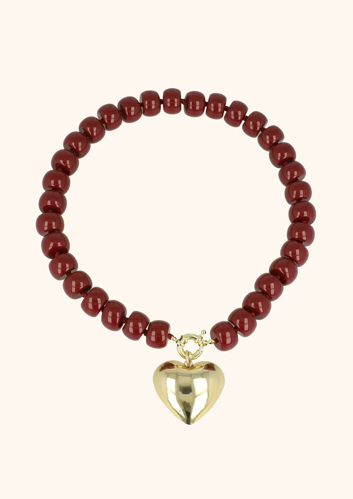 Red Necklace Roundell Stones with Heartlott-theme.productDescriptionPage.SEO.byTheBrand