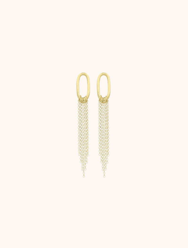 Classic Oorbellen Tube Chain