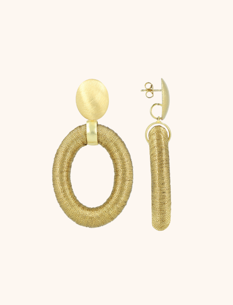 Goldene Ohrringe Faye oval Llott-theme.productDescriptionPage.SEO.byTheBrand