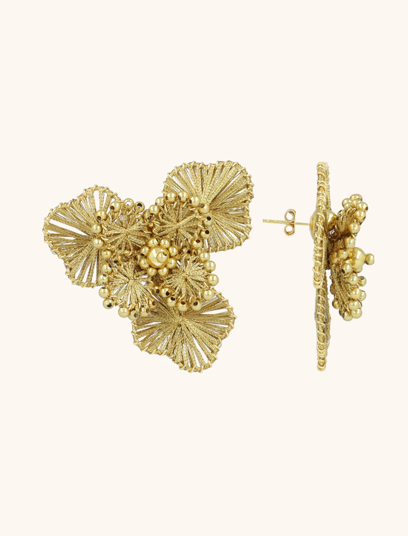 Gold Oorbellen Aster Flower Llott-theme.productDescriptionPage.SEO.byTheBrand
