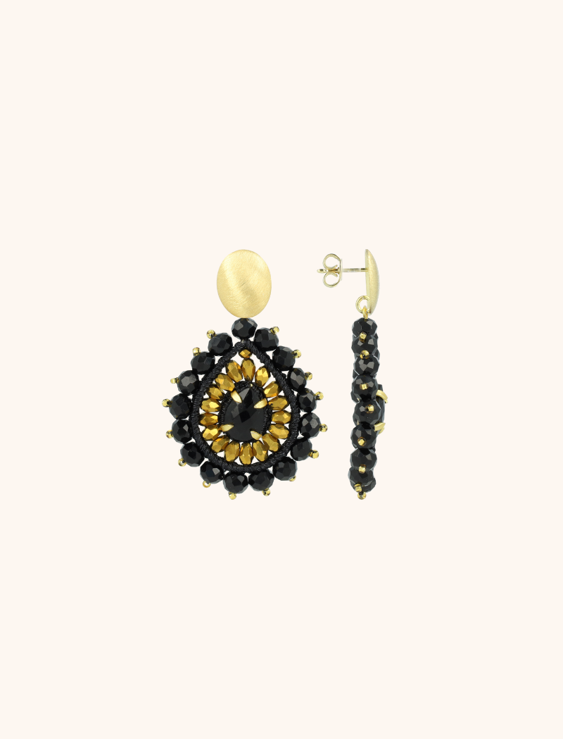 Zwarte Oorbellen Berber Tigereye Druppel Slott-theme.productDescriptionPage.SEO.byTheBrand