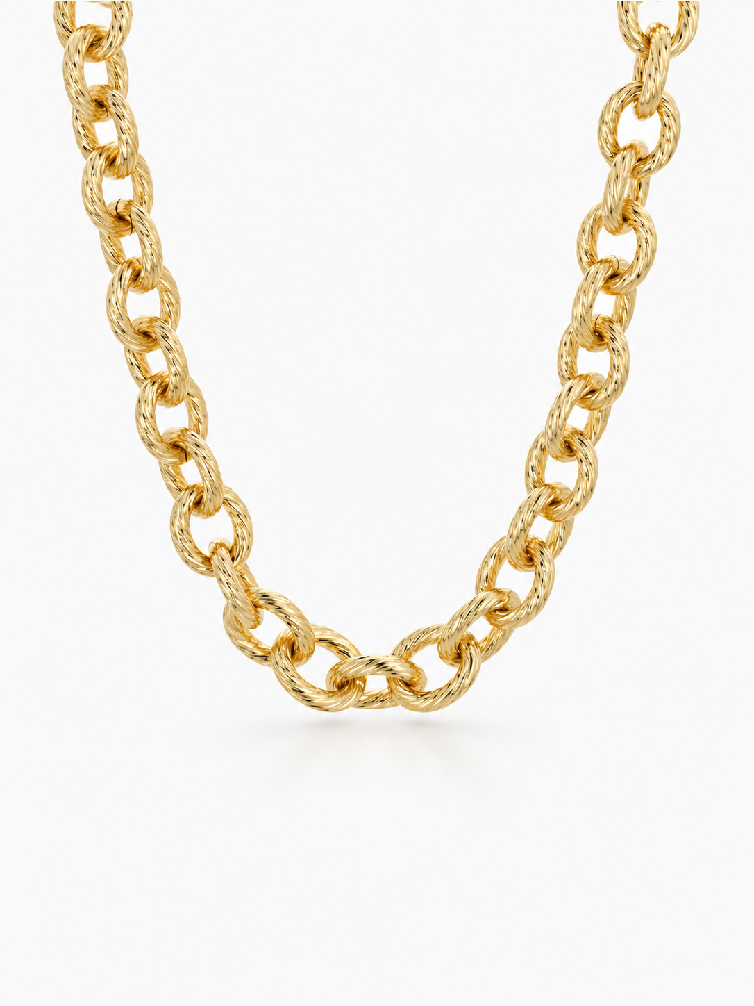 16.017 - gold colored soft gold cable rope medium