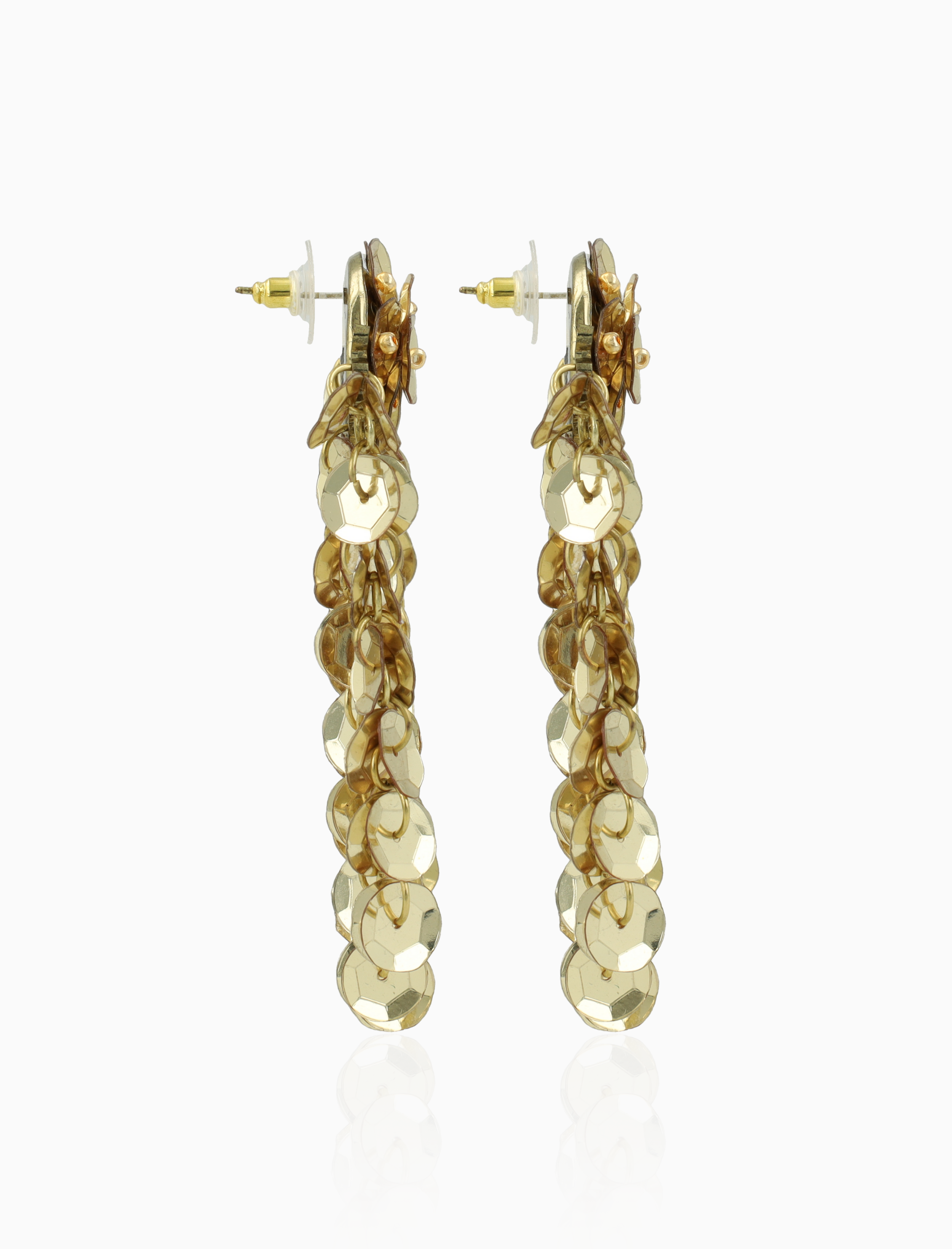 Goldfarbene Ohrringe Danielle Cup Wilde Waterfall L