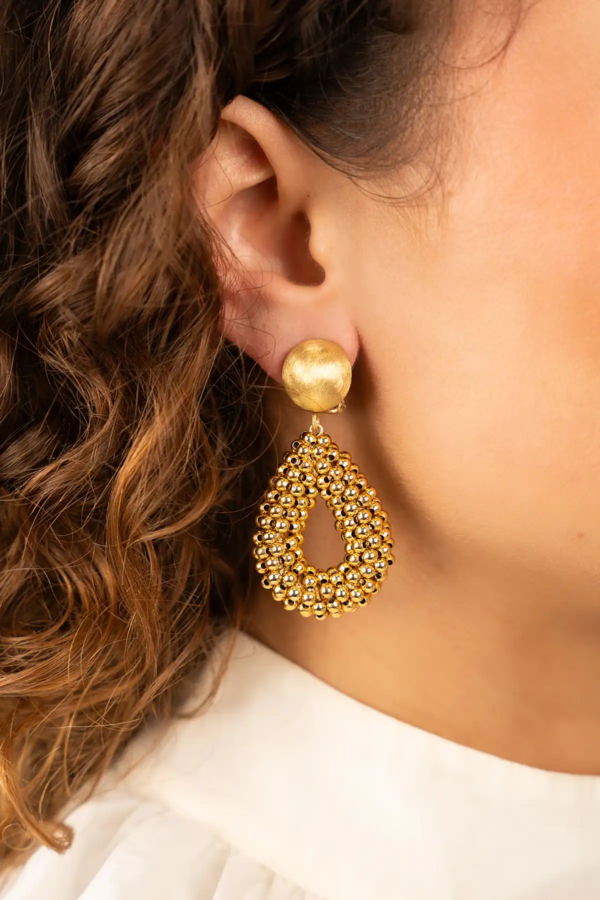 Gold Earrings Berry Drop S Cliplott-theme.productDescriptionPage.SEO.byTheBrand