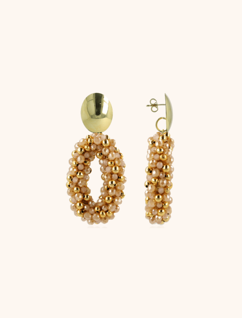 Beige Tangerine Oorbellen Pomm Ovaal Mlott-theme.productDescriptionPage.SEO.byTheBrand