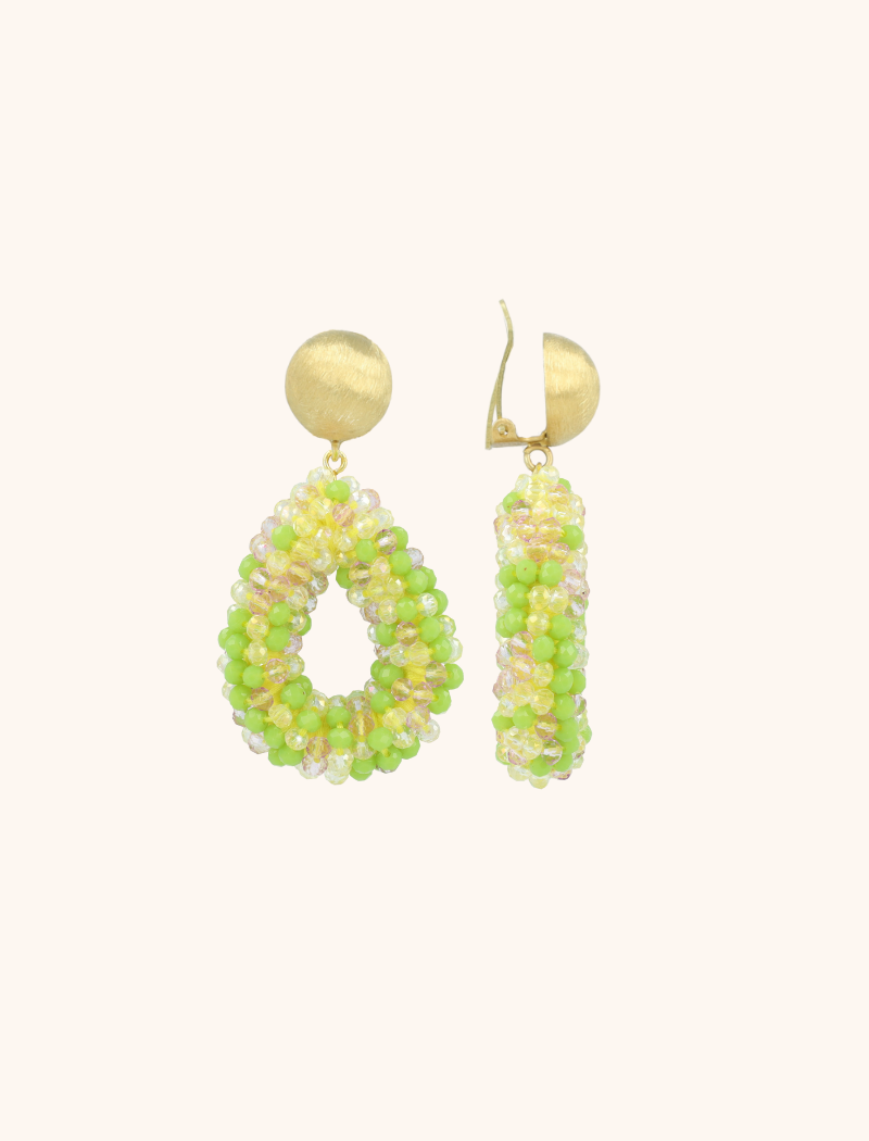 Limetten Mix Ohrringe Berry Drop S Clip