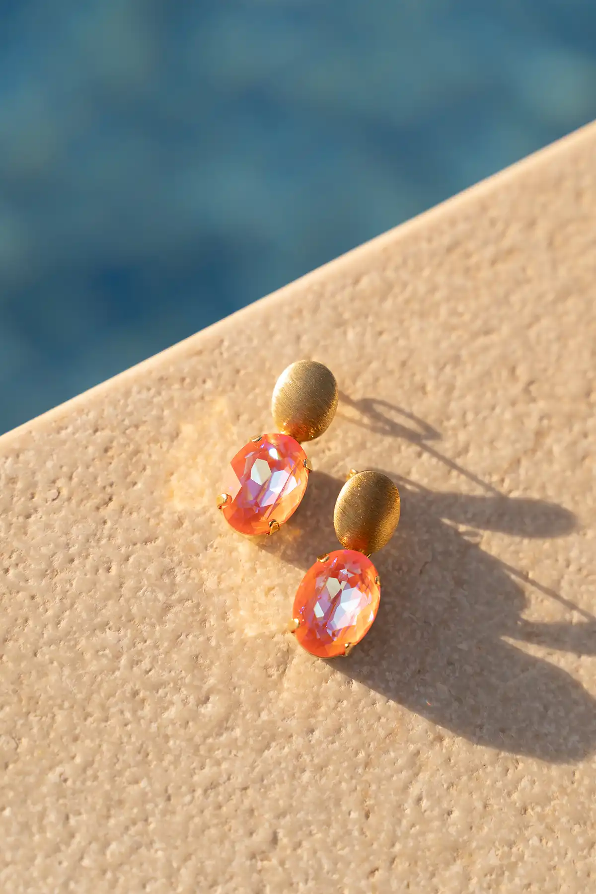 Orange earrings Daan oval Mlott-theme.productDescriptionPage.SEO.byTheBrand