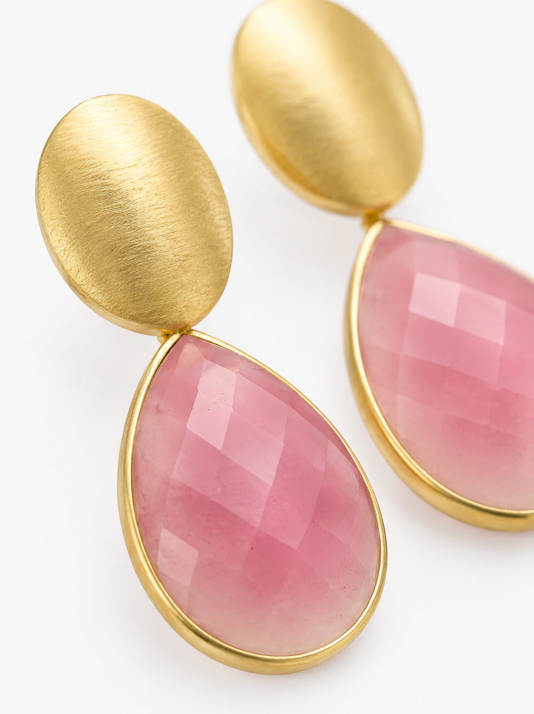 Pink Earrings Framed Drop L Rae
