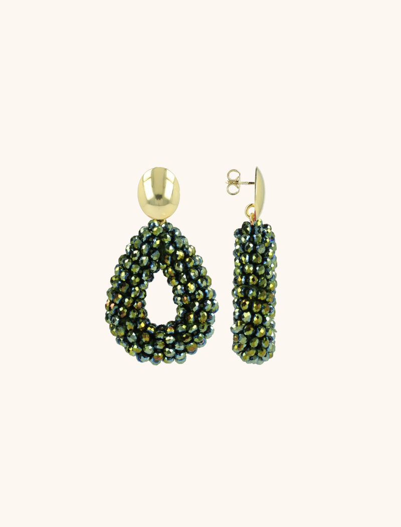 Metallic Groene Oorbellen Berry  Drop Slott-theme.productDescriptionPage.SEO.byTheBrand
