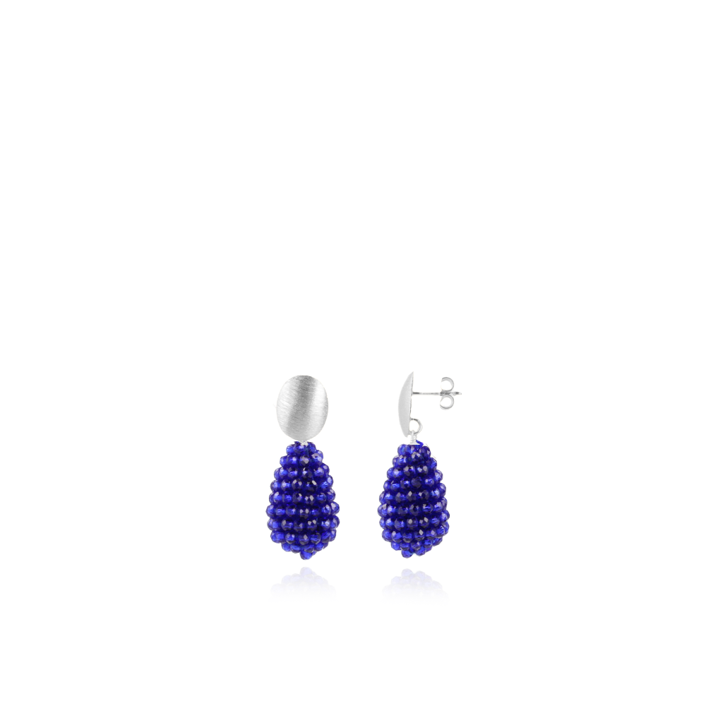 Koningsblauwe Oorbellen Amy Glassberry Cone XSlott-theme.productDescriptionPage.SEO.byTheBrand