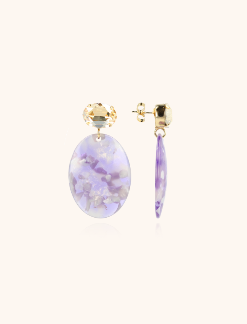 Mixed Lilac Earrings Celia Bugle L Strass Shadowlott-theme.productDescriptionPage.SEO.byTheBrand