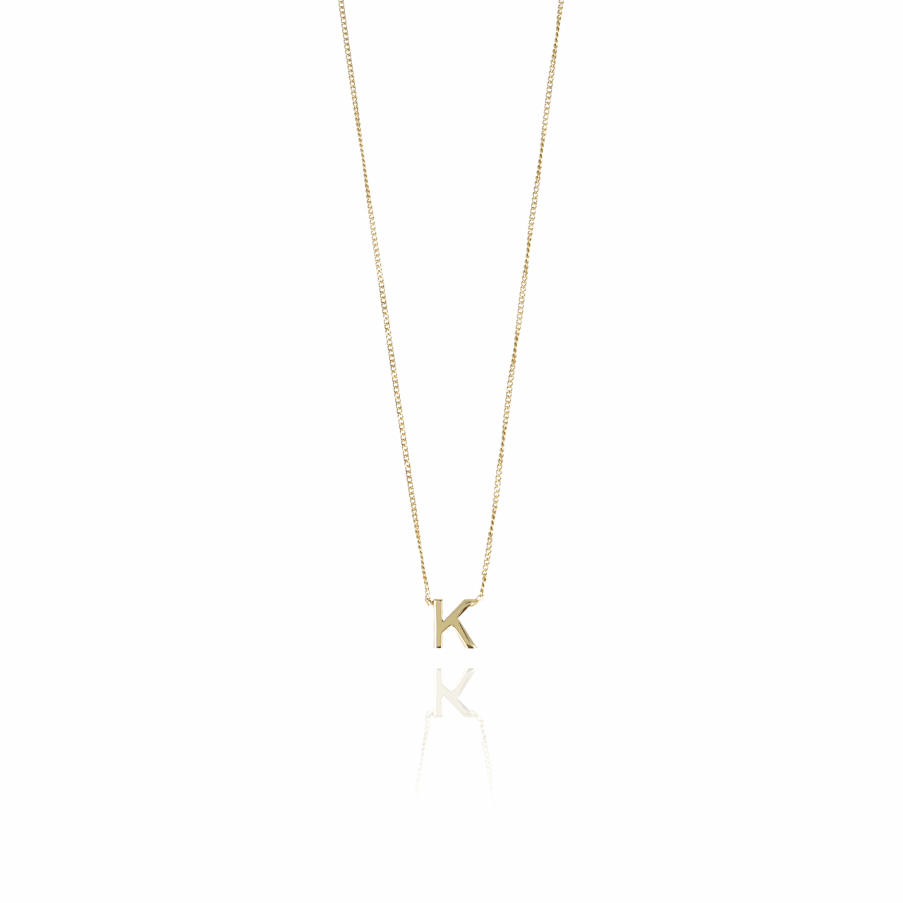 Initials Necklace In Between