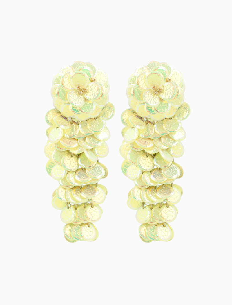 Goldfarbene Holo Ohrringe Bonny Bold Waterfall L