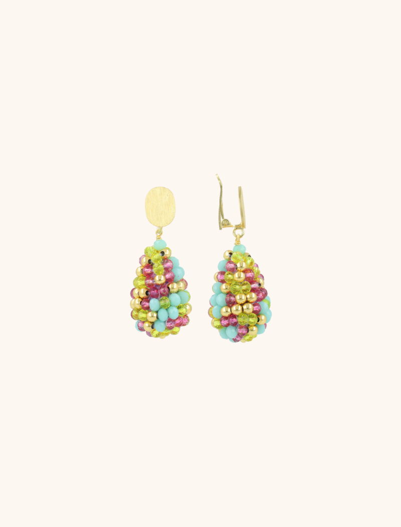 Blauwe Mix Gold Oorbellen Amy Cone XS Cliplott-theme.productDescriptionPage.SEO.byTheBrand