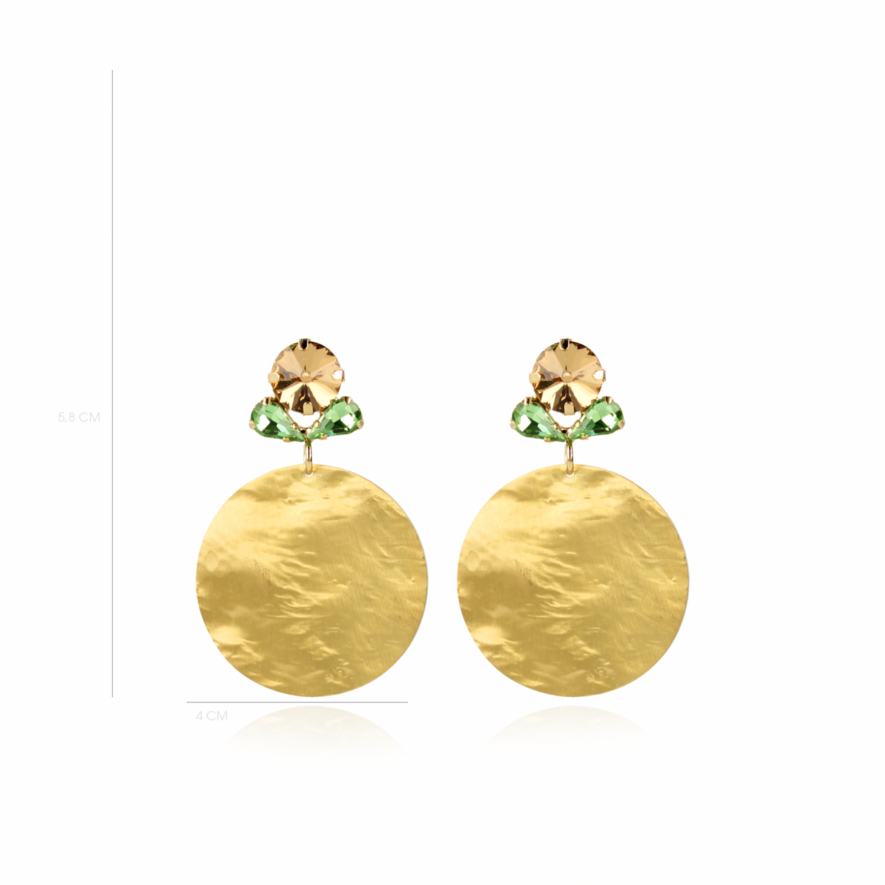 Strass Oorbellen Flower Hammerd Element Llott-theme.productDescriptionPage.SEO.byTheBrand