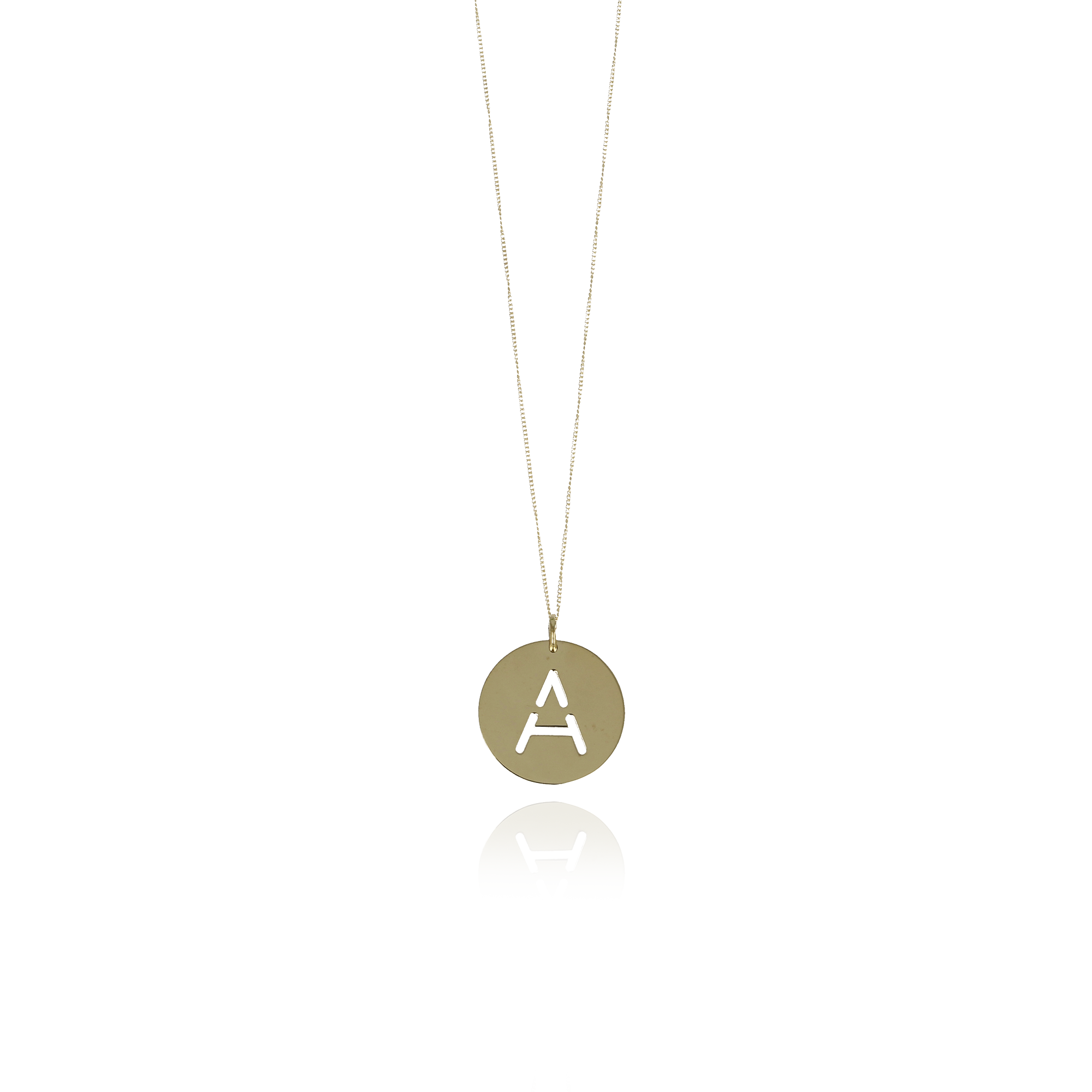 Initial Necklace Pendant Gourmet