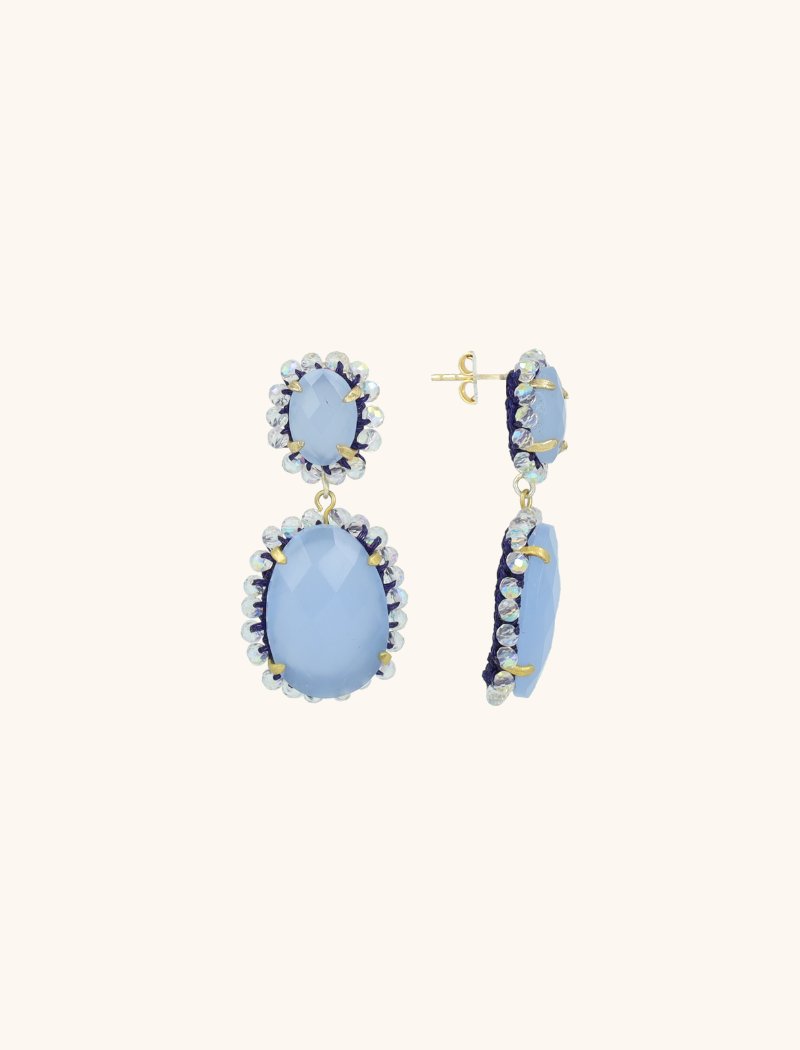 Blaue Ohrringe Bodine Hangeohrringe Doppelt M  lott-theme.productDescriptionPage.SEO.byTheBrand