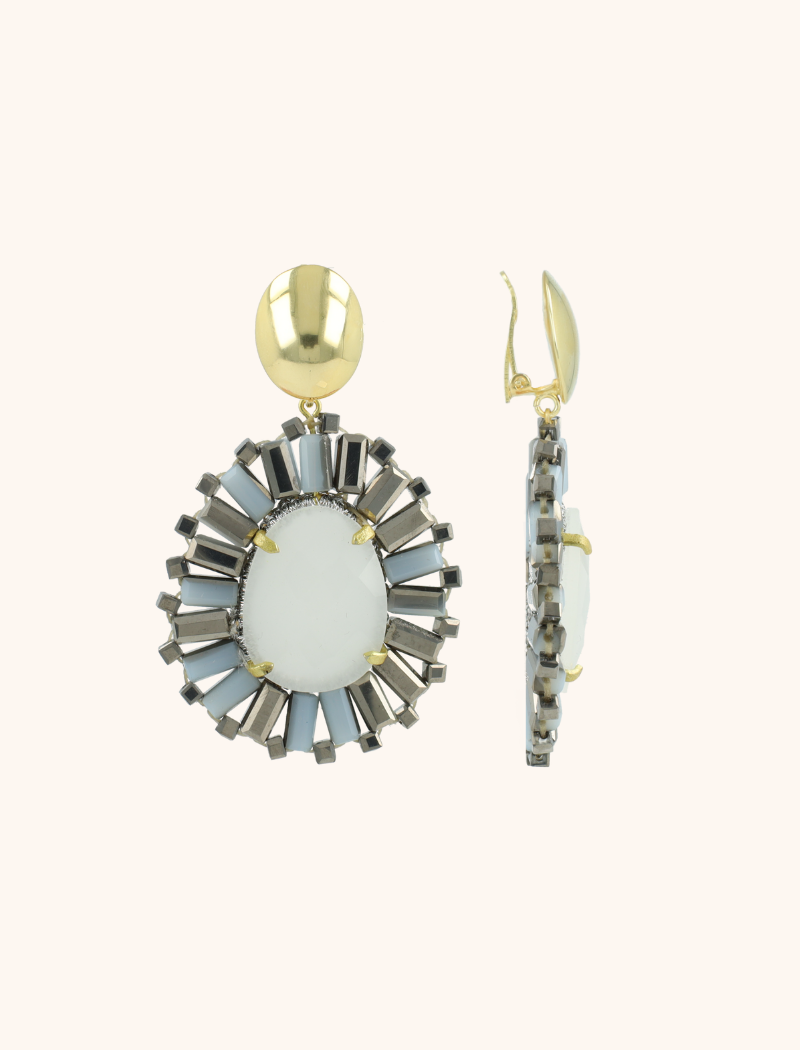 Zilver Witte Oorbellen Esmee Druppel M Steen Cliplott-theme.productDescriptionPage.SEO.byTheBrand