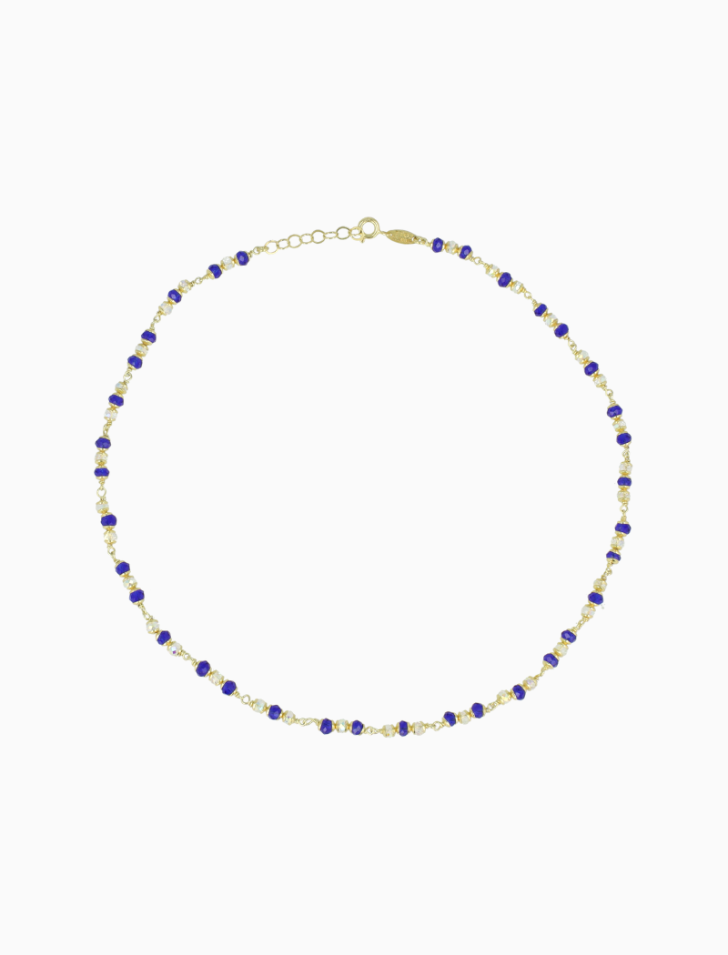 Color of You Ketting Peace Kobaltblauw