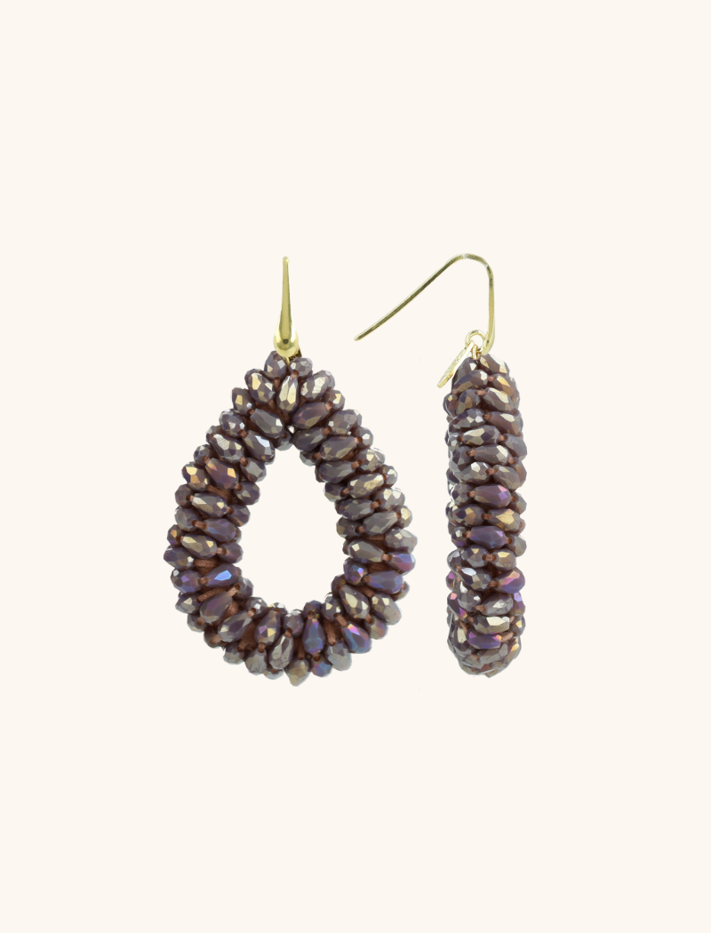 Dark Lavender Earrings Anne Marquis Drop Llott-theme.productDescriptionPage.SEO.byTheBrand