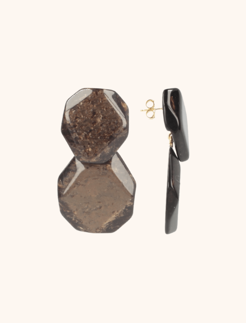 Brown Earrings Zola Rock Deluxe M