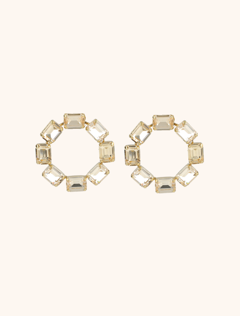 Schatten Ohrringen Rund