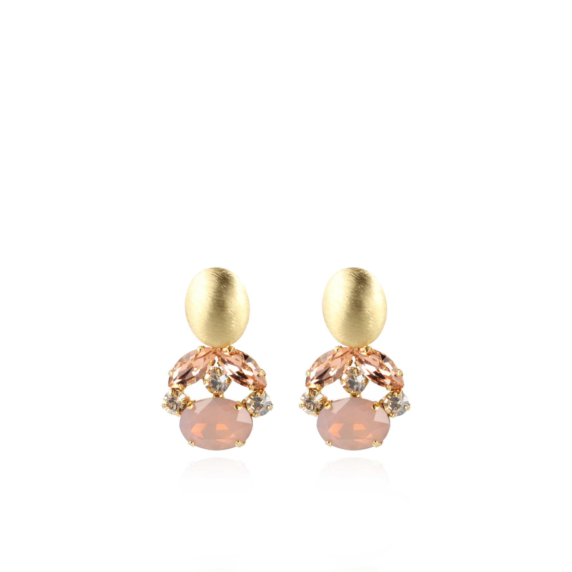 Strass Earrings Claire Violet