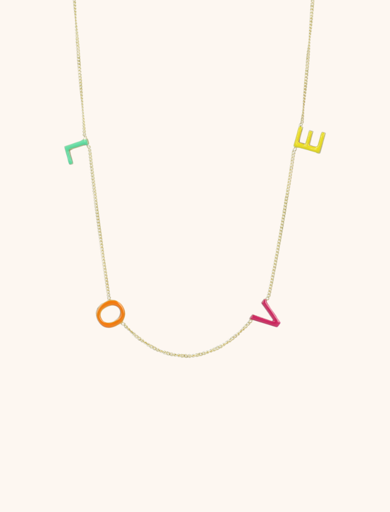 Symbool LOVE Ketting Multicolorlott-theme.productDescriptionPage.SEO.byTheBrand