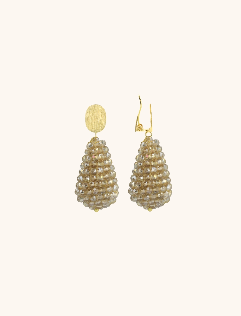 Champagne Earrings Amy Cone S Clip