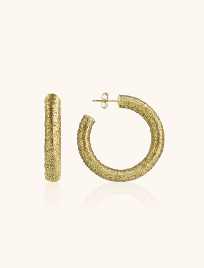 Goldfarbene Ohrringe Chloe Creole Mlott-theme.productDescriptionPage.SEO.byTheBrand