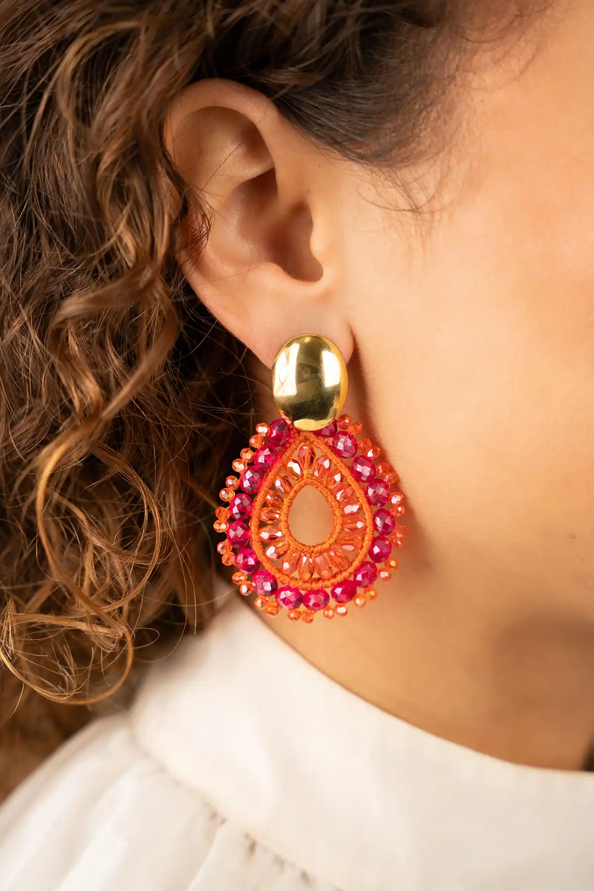 Orange Fuchsia Ohrringe Fox Drop Slott-theme.productDescriptionPage.SEO.byTheBrand