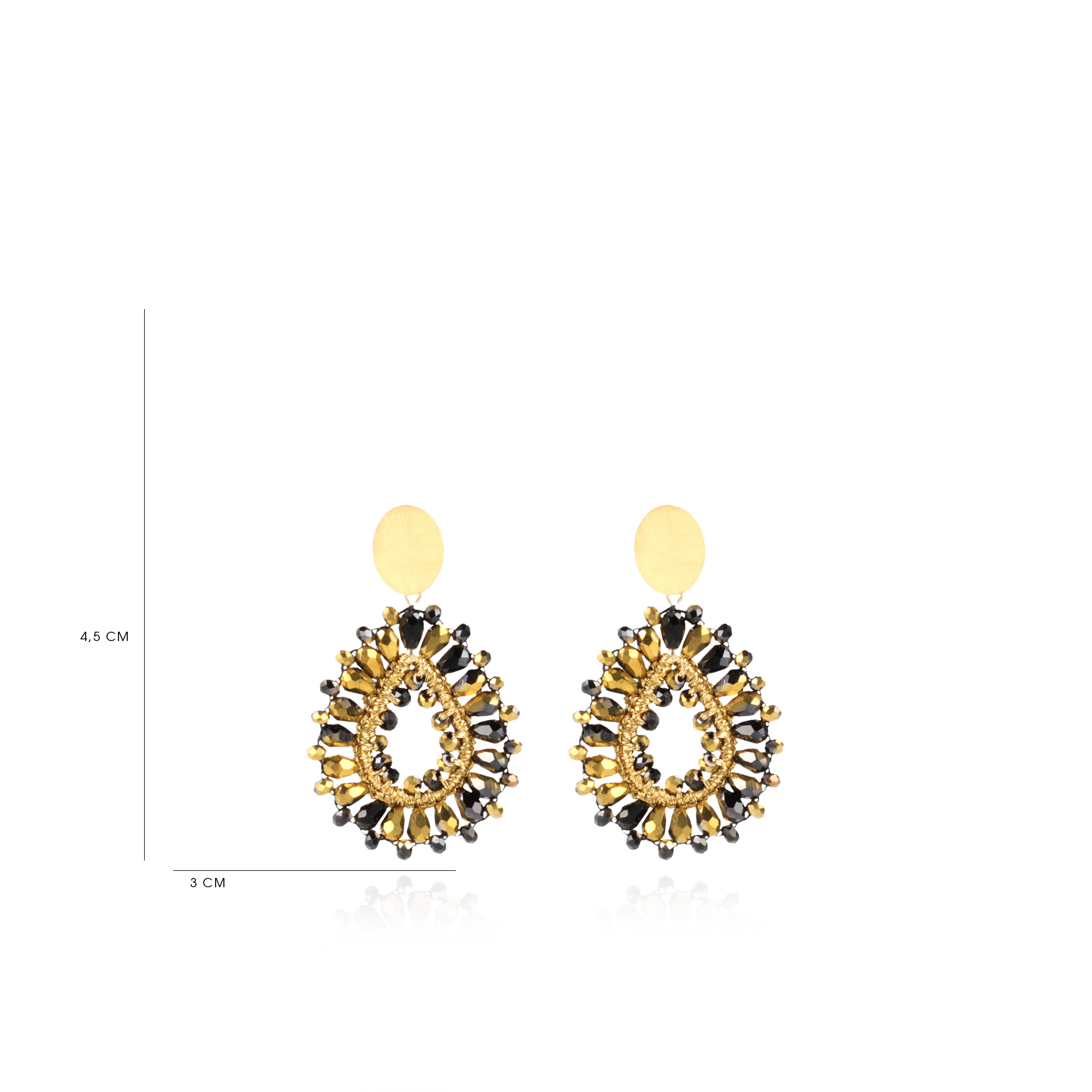 Gold-coloured Earrings Robin Silk Drop Slott-theme.productDescriptionPage.SEO.byTheBrand