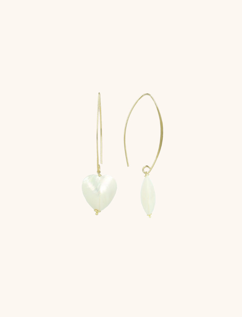 Bold Hart Parel Oorbellen S