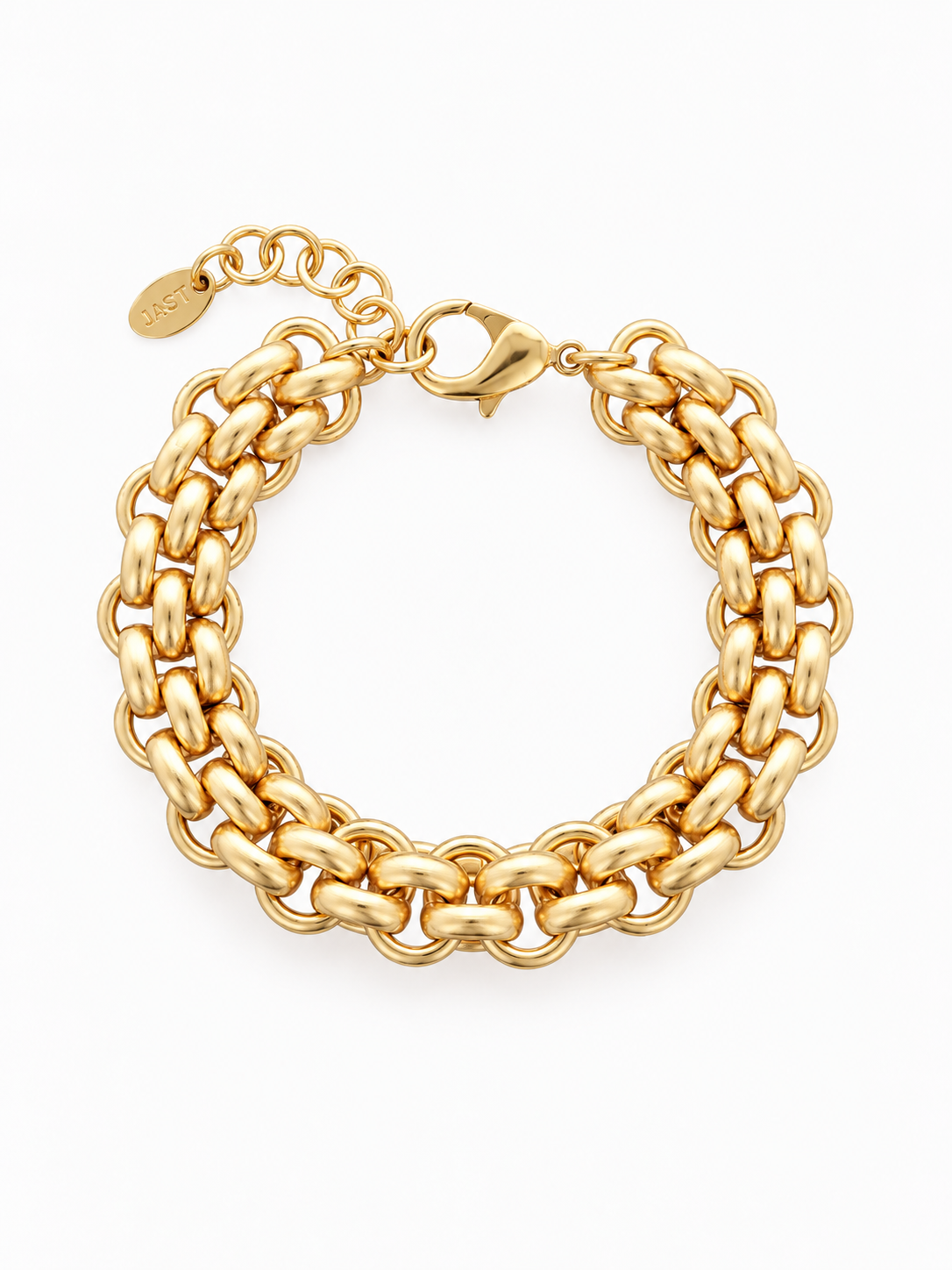Vaela - CLA Bracelet Multiple Rings M - Soft Gold